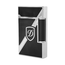 Load image into Gallery viewer, Cyclops D paint S.T. Dupont Lighter #098 Black&amp;Gold|Black&amp;Silver