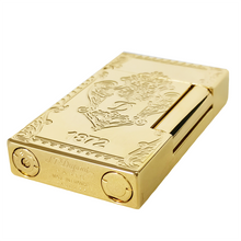 Load image into Gallery viewer, D-1872 Engraved ST DuPont Lighter #108 Gold|Silver