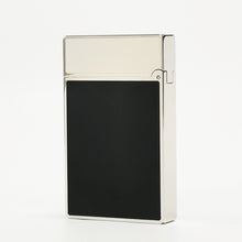 Load image into Gallery viewer, S.T. Dupont Lighter BOGIE Engraved #102 Black &amp; Silver