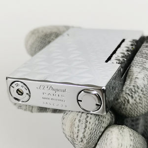Luxus Diamond Classic ST Dupont Feuerzeug #059 Silber