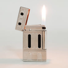 Load image into Gallery viewer, ST Dupont Lighter Retro Building Style Engraved #120 Silver|Gold