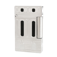 Load image into Gallery viewer, Retro Building Style Engraved ST Dupont Lighter #120 Silver|Gold