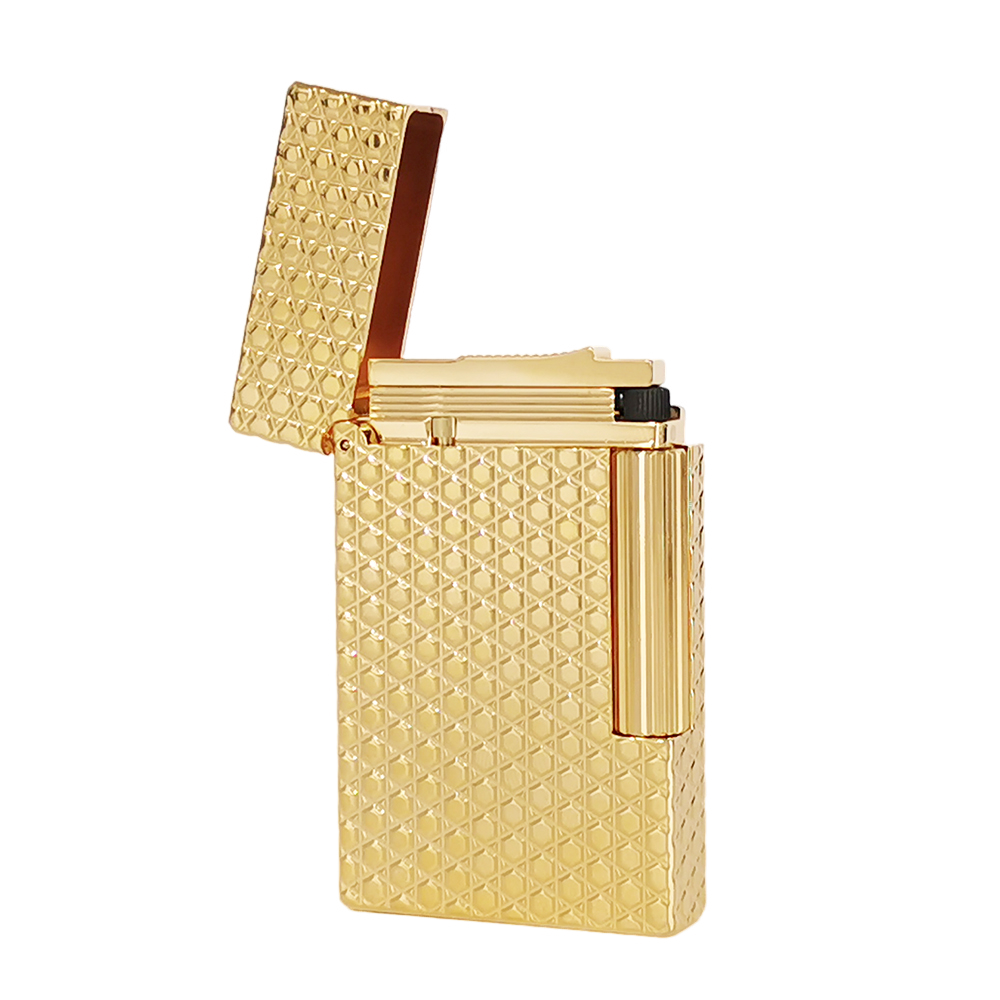 ST Dupont Lattice Engraved Gas Lighter #125