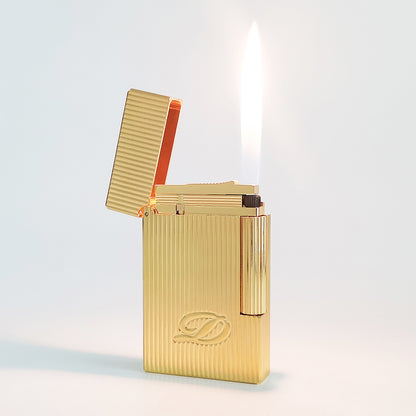 S.T Dupont D Logo Vertical Stripe Gas Lighter #143