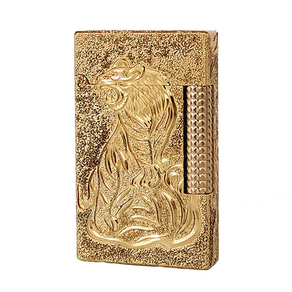 St Dupont Lighter Tiger Hand-Carved #181