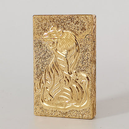 St Dupont Lighter Tiger Hand-Carved #181