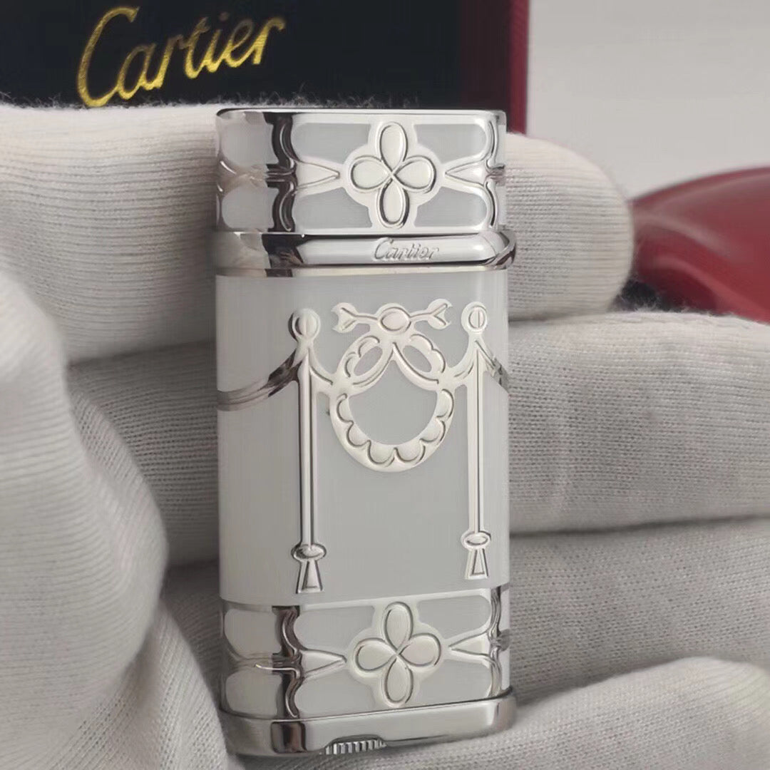 Cartier Lighter Unique Engraved Pattern #023