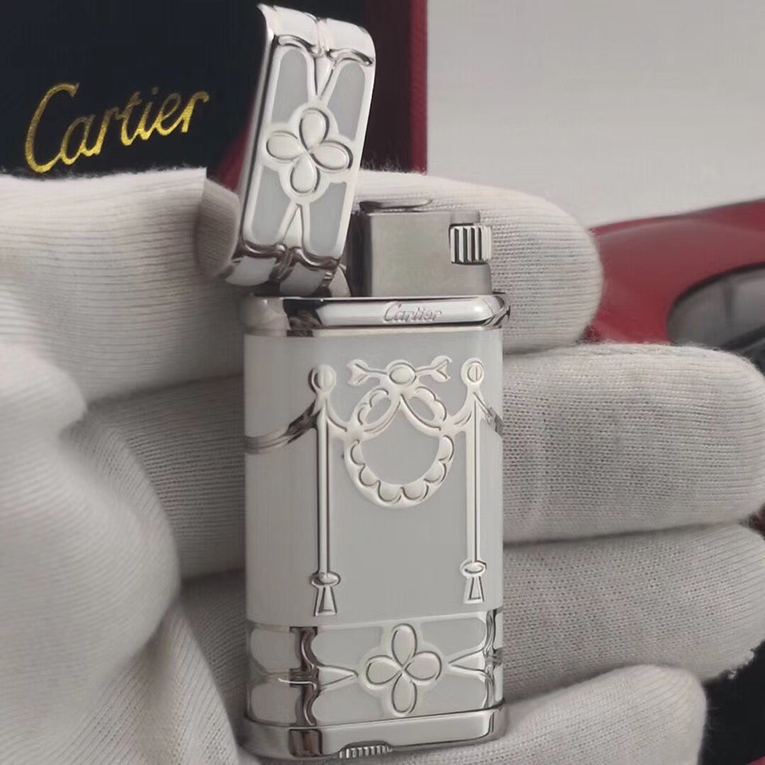 Cartier Lighter Unique Engraved Pattern #023