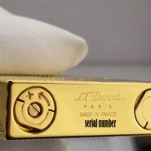 Schlafende Meerjungfrau Dupont Gravur Zigarettenanzünder #029 GOLD