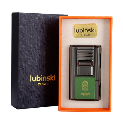 LUBINSKI 1 Jet Lighter Cigar V Cutter