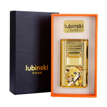 LUBINSKI 1 Jet Lighter Cigar V Cutter