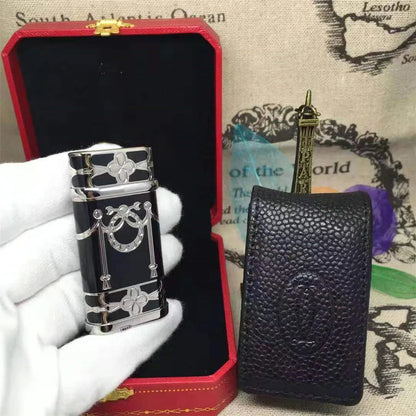 Cartier Lighter Unique Engraved Pattern #023