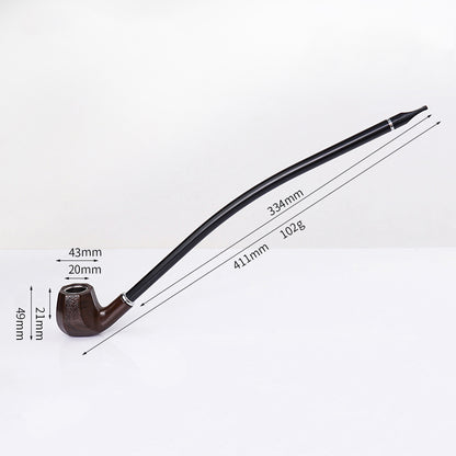 Tobacco Pipe Resin Wooden Stem Smoking Pipe for Men