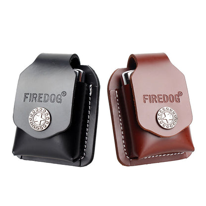 FIREDOG Genuine Leather Lighter Holster fit for Dupont Lighter#002