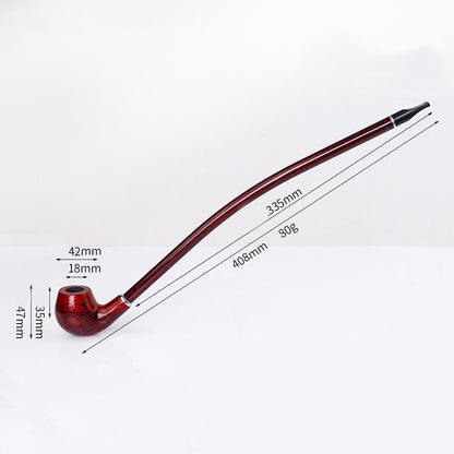 Tobacco Pipe Resin Wooden Stem Smoking Pipe for Men