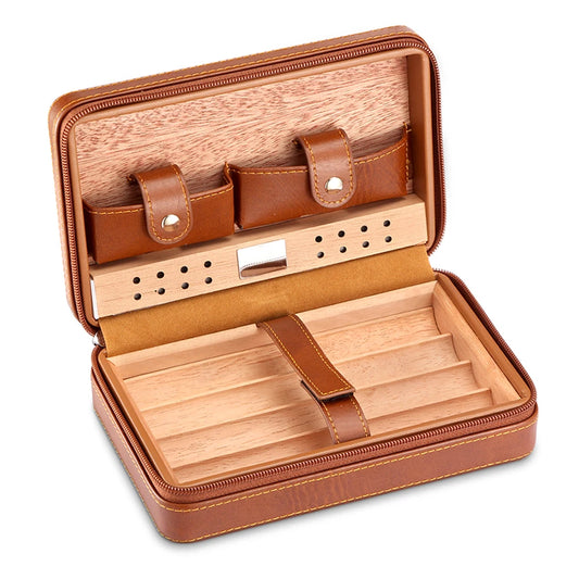 Portable Humidor Cigar Case