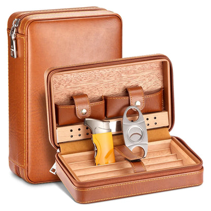 Portable Humidor Cigar Case