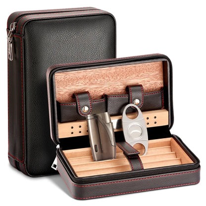 Portable Humidor Cigar Case