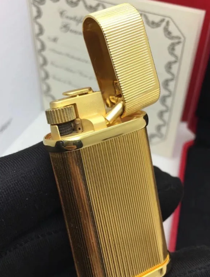 Cartier Lighter Vertical Pattern Style Inflatable Cigar Lighter #038