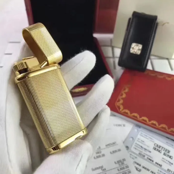 Cartier Lighter Vertical Pattern Style Inflatable Cigar Lighter #038