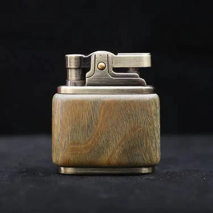 Retro ZORRO Kerosene Lighter Wood Metal Lighter