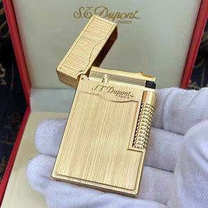 St.Dupont Cigarette Lighter Classic Brushed Metal New Dial Wheel #067