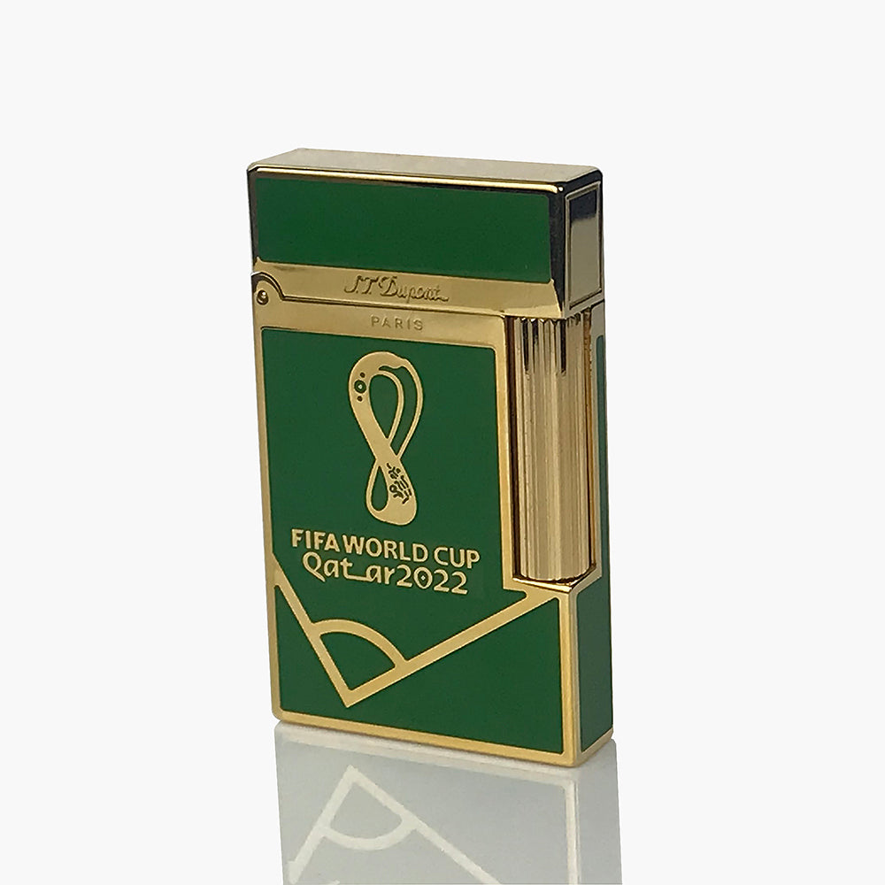 NEW World Cup 2022 Qatar Dupont Lighter Green Lacquer Gold #157
