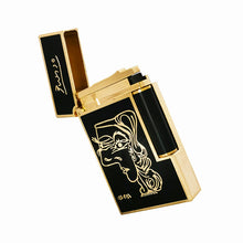 Load image into Gallery viewer, Beauty Avatar Paint S.T. Dupont Lighter #110 Black&amp;Gold