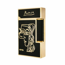 Cargar imagen en el visor de la galería, Beauty Avatar Paint S.T. Dupont Lighter #110 Black&amp;Gold