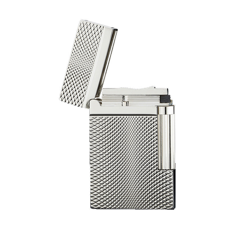 KUBOY Engraving Twisted Lattice Metal Gas Lighter