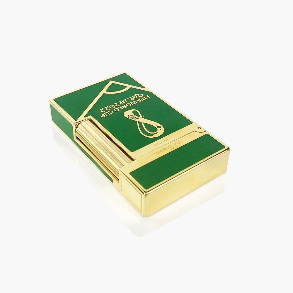 NEW World Cup 2022 Qatar Dupont Lighter Green Lacquer Gold #157