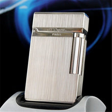Cargar imagen en el visor de la galería, Brushed Metal ST Dupont Ligne 2 Lighter #014 Silver