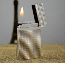 Load image into Gallery viewer, Dupont Ligne 2 Memorial Tobacco Lighter Lattice #006 SILVER