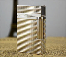 Load image into Gallery viewer, Dupont Ligne 2 Memorial Tobacco Lighter Lattice #006 SILVER