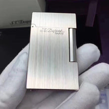 이미지를 갤러리 뷰어에 로드 , NEW Metal Wiredrawing ST Dupont Ligne 2 Lighter #106 Silver