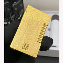 이미지를 갤러리 뷰어에 로드 , Brushed Metal Givenchy Lighter #001 Gold