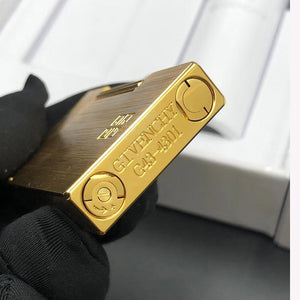 Brushed Metal Givenchy Lighter #001 Gold