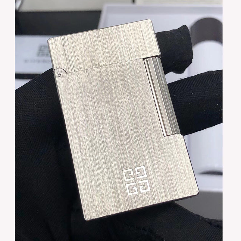 Brushed Metal Givenchy Lighter #001 Silver