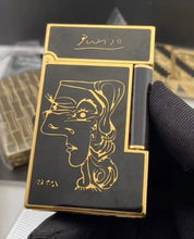 Load image into Gallery viewer, Beauty Avatar Paint S.T. Dupont Lighter #110 Black&amp;Gold