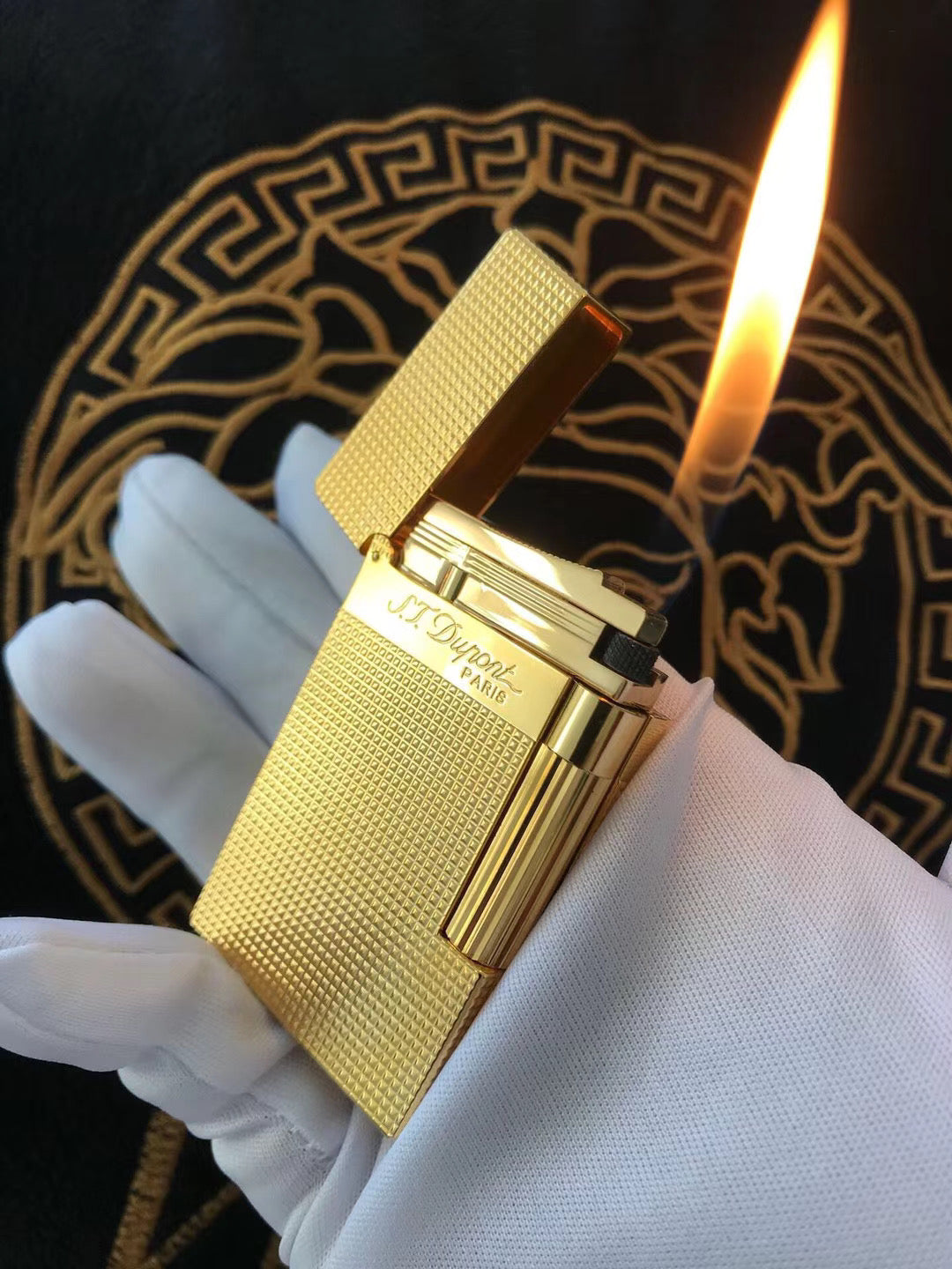 New Lattice Wide Edge S.T Dupont Ligne 2 Lighter #111