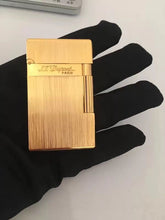 Load image into Gallery viewer, NEW Wide Brass Brushed S.T.Dupont Metal Lighter #113
