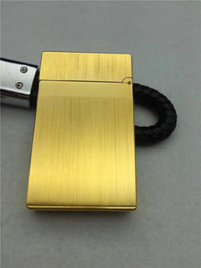 NEW Wide Brass Brushed S.T.Dupont Metal Lighter #113