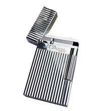 이미지를 갤러리 뷰어에 로드 , ST DUPONT Vertical Stripes Cigarette Lighter #002 Silver