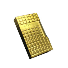 Load image into Gallery viewer, Engraving Square Lattice ST Dupont Lighter Ligne-2 #015 Gold