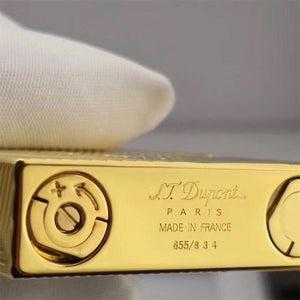 잠자는 인어 Dupont Engraving 담배 라이터 #029 골드
