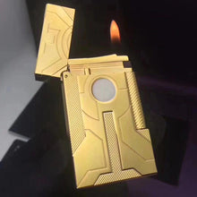 Laden Sie das Bild in den Galerie-Viewer, Iron Man ST Dupont Ligne 2 Gasfeuerzeug #100 Gold