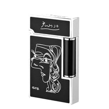 Load image into Gallery viewer, Beauty Avatar Paint S.T. Dupont Lighter #110 Black&amp;Silver