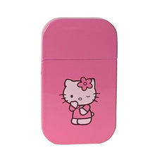 이미지를 갤러리 뷰어에 로드 , Creative Pink Hello Kitty Torch Flame Lighter Windproof