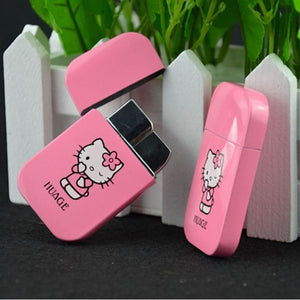 Creative Pink Hello Kitty Torch Flame Feuerzeug Winddicht