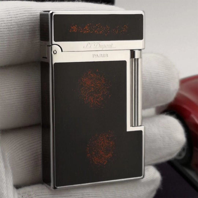 Mars Cloud Paint S.T Dupont Lighter #082 Black&Silver